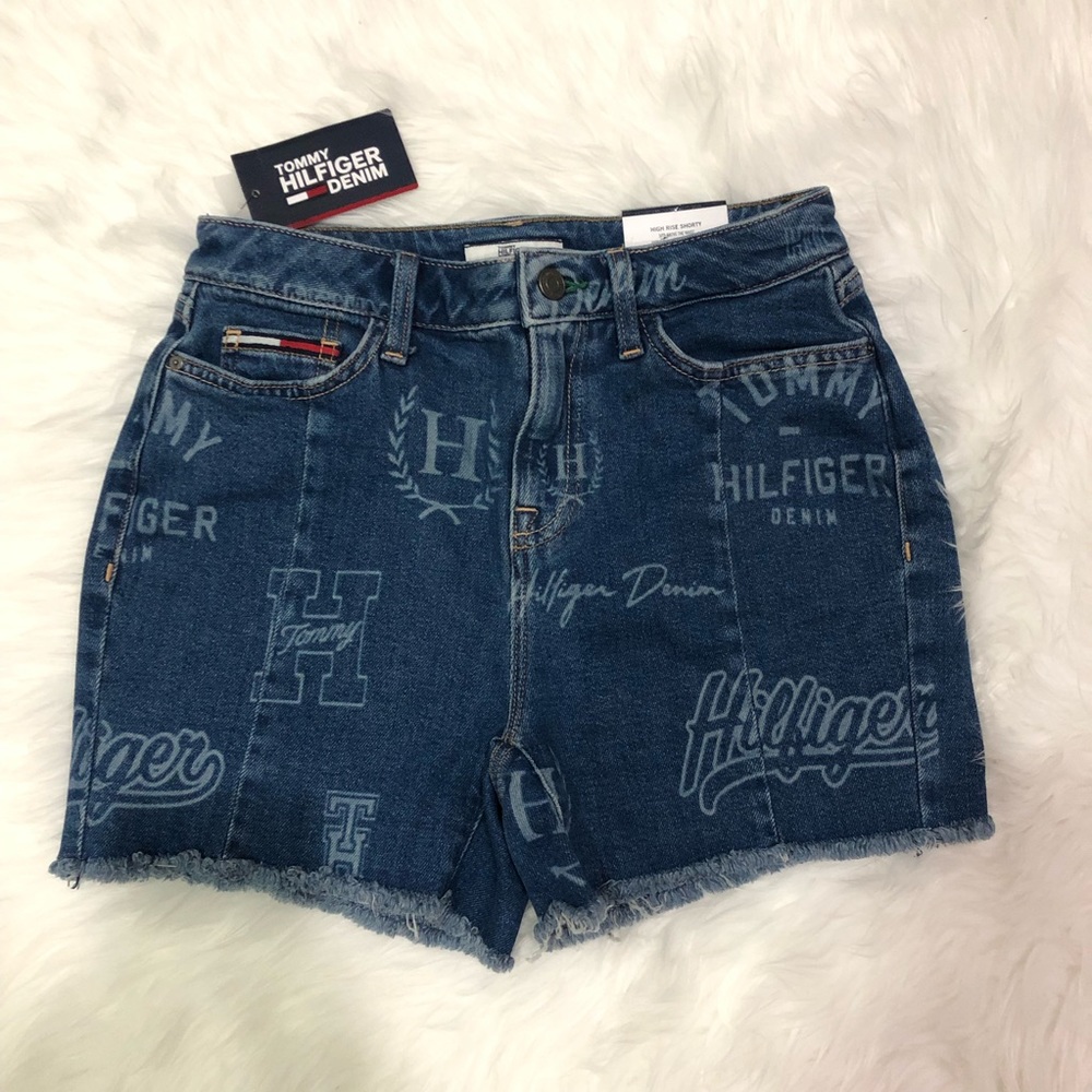 Tommy Hilfiger Denim High Rise Shorts